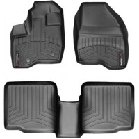 Коврики WeatherTech Black для Ford Explorer (mkV)(1-2 row)(2 row bench seats or bucket without console) 2011-2014