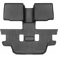 Коврики WeatherTech Black для Ford Explorer (mkV)(2 row bucket no console)(2-3 row) 2011-2019