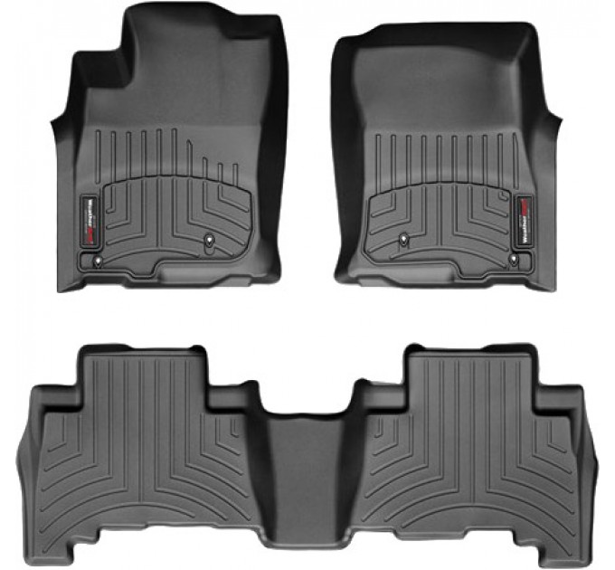 Коврики WeatherTech Black для Lexus GX (mkII); Toyota 4Runner (mkV)(4 fixings) 2009-2013, цена: 10 641 грн.