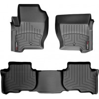 Коврики WeatherTech Black для Land Rover Discovery (mkIII-mkIV)(2 fixing hook)(1-2 row) 2008-2012