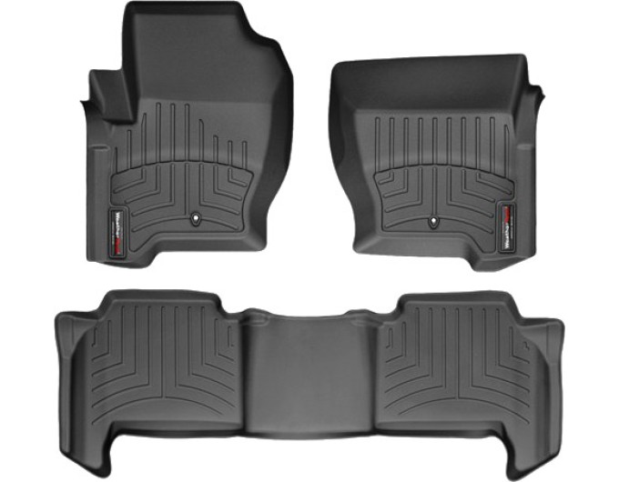 Коврики WeatherTech Black для Land Rover Range Rover Sport (mkI)(2 fixing hooks) 2008-2013, цена: 11 709 грн.