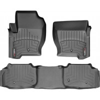 Коврики WeatherTech Black для Land Rover Discovery (mkIV)(1-2 row) 2013-2016