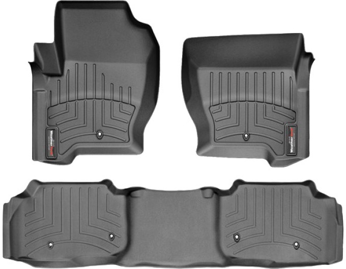 Коврики WeatherTech Black для Land Rover Discovery (mkIV)(1-2 row) 2013-2016, цена: 11 709 грн.