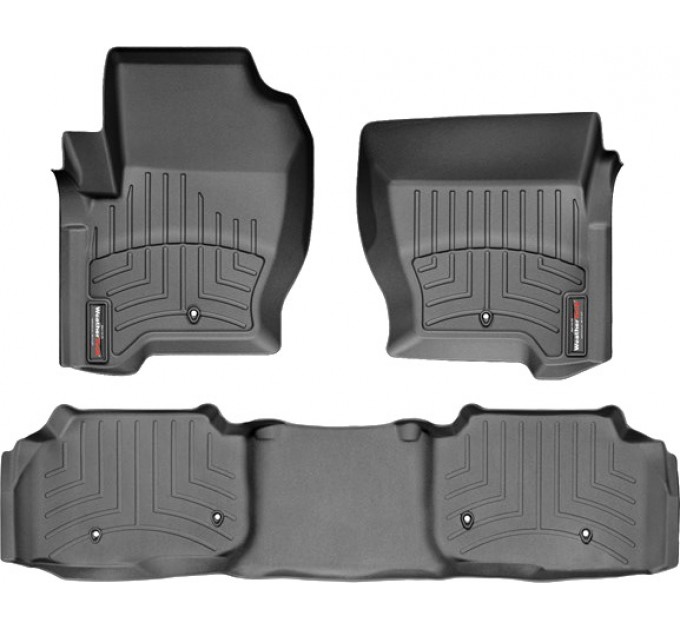 Коврики WeatherTech Black для Land Rover Discovery (mkIV)(1-2 row) 2013-2016, цена: 10 849 грн.