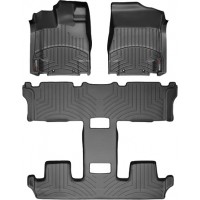 Коврики Weathertech Black для Nissan Quest (mkIV)(1 row - 2pcs.)(1-2-3 row) 2011-2017