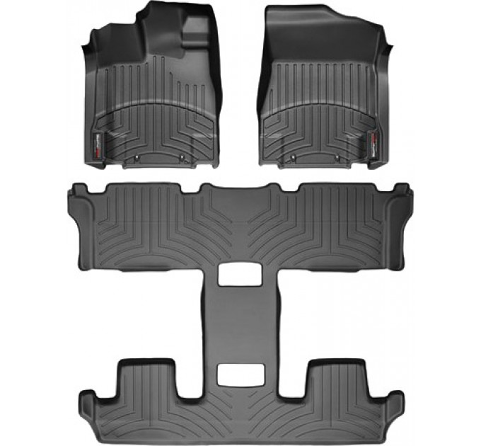 Коврики WeatherTech Black для Nissan Quest (mkIV)(1 row - 2pcs.)(1-2-3 row) 2011-2017, цена: 12 487 грн.