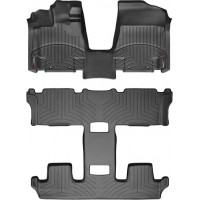 Коврики WeatherTech Black для Nissan Quest (mkIV)(1 row - 1pc.)(1-2-3 row) 2011-2017