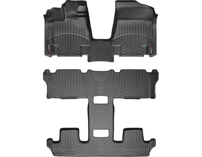 Коврики WeatherTech Black для Nissan Quest (mkIV)(1 row - 1pc.)(1-2-3 row) 2011-2017, цена: 15 243 грн.