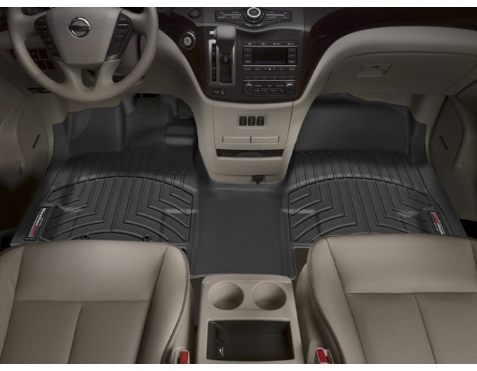 Коврики WeatherTech Black для Nissan Quest (mkIV)(1 pc.)(1 row) 2011-2017, цена: 8 481 грн.