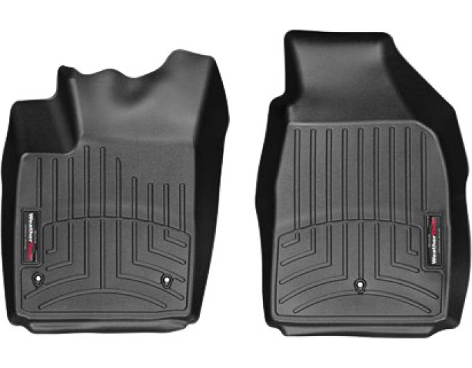 Коврики WeatherTech Black для Fiat 500 (mkI)(1 row) 2007→ manual, цена: 6 692 грн.