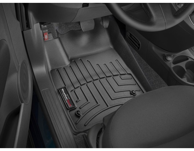 Коврики WeatherTech Black для Fiat 500 (mkI)(1 row) 2007→ manual, цена: 6 692 грн.