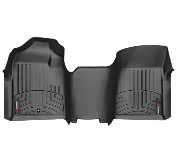 Коврики WeatherTech Black для Chevrolet Silverado (mkII)(single cab)(no 4x4 shifter)(1 row bench) 2007-2014, цена: 7 773 грн.