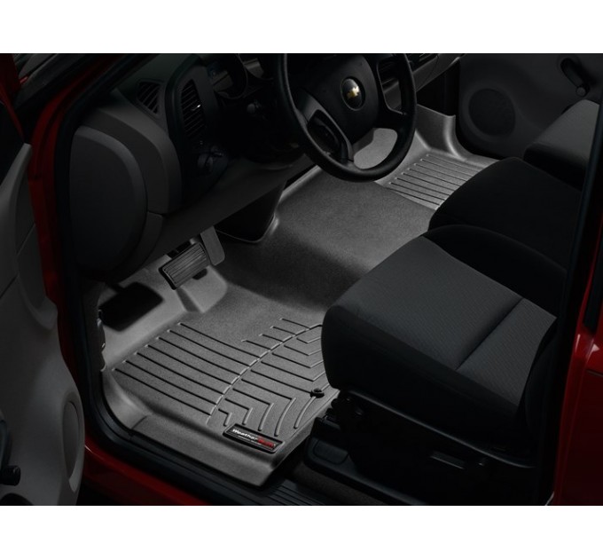 Коврик Weathertech Black для Chevrolet Silverado (single cab)(mkII)(no 4x4 shifter)(1 row bench) 2007-2014, ціна: 7 773 грн.