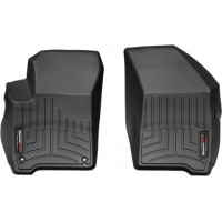 Коврики WeatherTech Black для Fiat Freemont; Dodge Journey (mkI)(2 fixing hooks)(1 row) 2011-2020