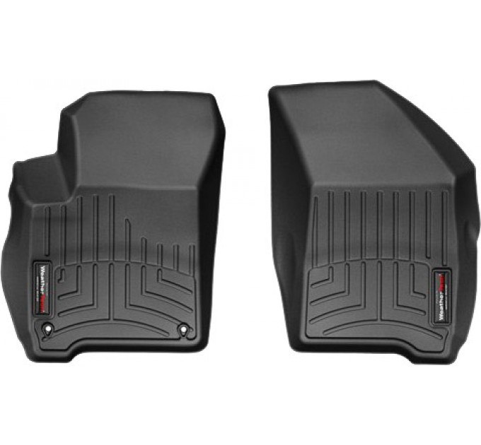 Коврики Weathertech Black для Fiat Freemont; Dodge Journey (mkI)(2 fixing hooks)(1 row) 2011-2020, ціна: 6 144 грн.