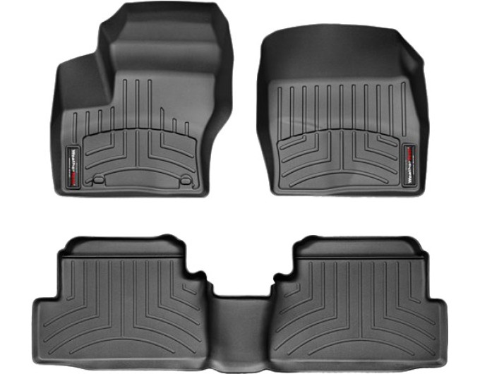 Коврики WeatherTech Black для Ford C-Max (mkI)(5 seats)(2 twist fixings) 2012-2012 (EU), цена: 11 488 грн.