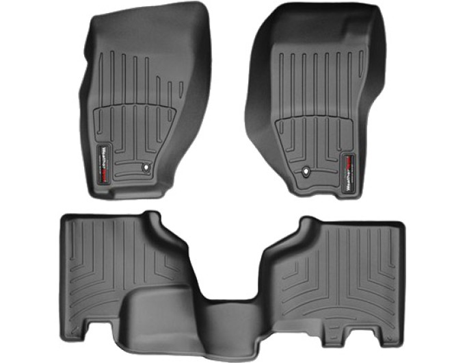 Коврики Weathertech Black для Jeep Cherokee (KK) 2008-2012, ціна: 11 488 грн.
