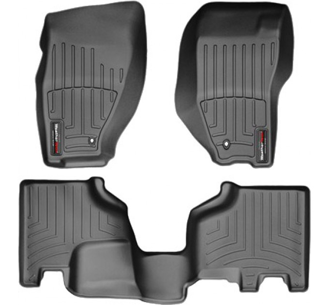 Коврики WeatherTech Black для Jeep Cherokee (KK) 2008-2012, цена: 10 641 грн.