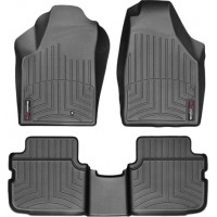 Коврики WeatherTech Black для Fiat Idea; Lancia Musa (mkI) 2003-2012