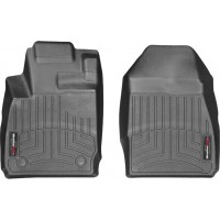 Коврики Weathertech Black для Ford Fiesta (EU)(hatch)(mkVI)(2 fixing posts)(1 row) 2009-2017