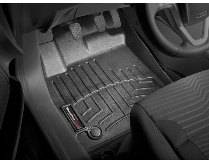 Коврики WeatherTech Black для Ford Fiesta (mkVI)(hatch)(2 fixing posts) 2009-2017 (EU), цена: 10 602 грн.