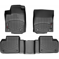 Коврики Weathertech Black для Mercedes-Benz GLE/ML-Class (W166) / GLS/GL-Class (X166)(1-2 row) 2012-2018