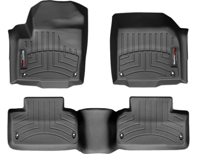 Коврики WeatherTech Black для Land Rover Range Rover Evoque (mkI)(8 fixings) 2011-2019, цена: 11 488 грн.