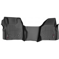 Коврики WeatherTech Black для Ford Super Duty (mkIII)(single cab)(no 4x4 shifter)(no dead pedal)(1 pc.)(1 row) 2011-2012 automatic