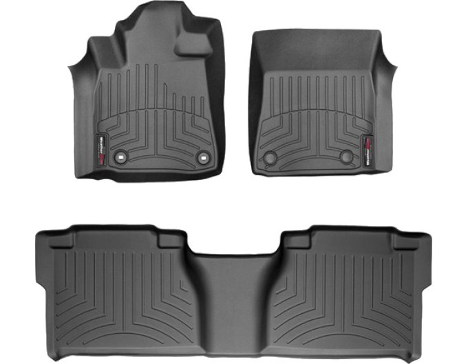 Коврики WeatherTech Black для Toyota Tundra (mkII)(double cab) 2012-2013, цена: 11 709 грн.