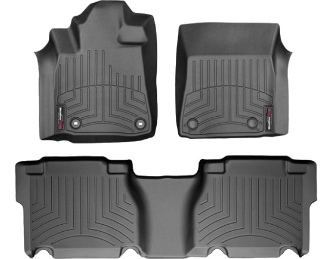 Коврики WeatherTech Black для Toyota Tundra (mkII)(crew cab) 2012-2013, цена: 11 709 грн.