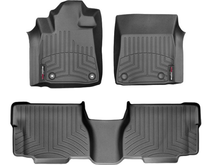 Коврики WeatherTech Black для Toyota Sequoia (mkII)(1-2 row) 2012-2022, цена: 11 488 грн.