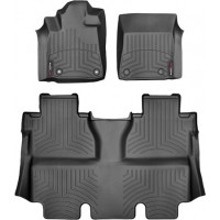 Коврики Weathertech Black для Toyota Tundra (crew cab)(mkII) 2014→