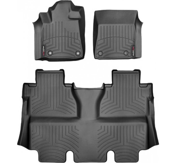 Коврики WeatherTech Black для Toyota Tundra (mkII)(crew cab) 2014→, цена: 12 894 грн.