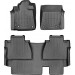 Коврики Weathertech Black для Toyota Tundra (double cab)(mkII)(no storage boxes on 2 row) 2014→, ціна: 12 487 грн.