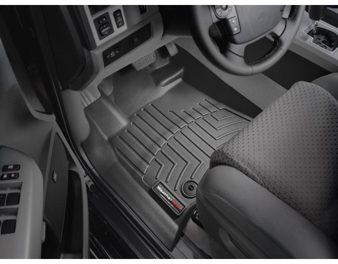 Коврики WeatherTech Black для Toyota Tundra (mkII)(double cab)(no storage boxes on 2 row) 2014→, цена: 13 472 грн.
