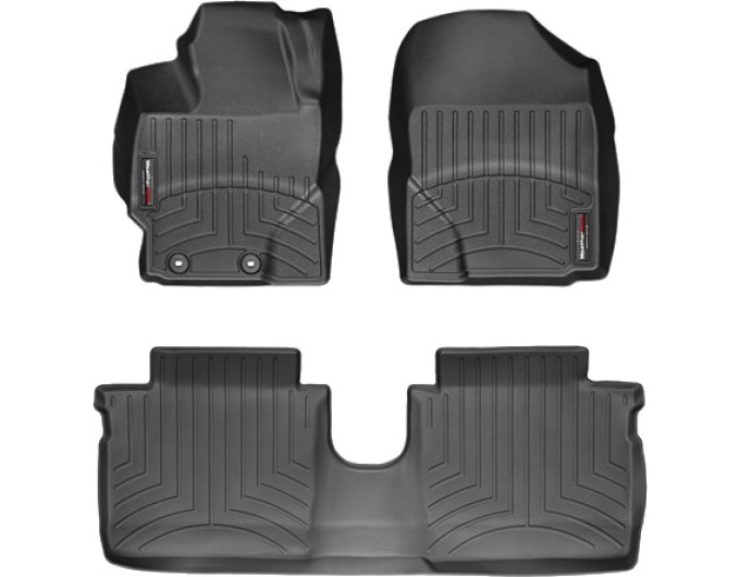 Коврики WeatherTech Black для Toyota Yaris (mkIII) 2011-2014 automatic, цена: 11 488 грн.