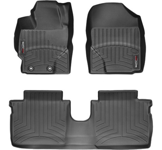 Коврики Weathertech Black для Toyota Yaris (mkIII) 2011-2014 automatic, ціна: 10 641 грн.