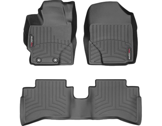 Коврики Weathertech Black для Toyota Prius C (hatch)(mkI) 2012-2015, ціна: 11 488 грн.