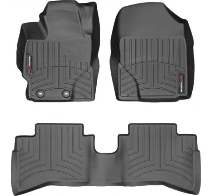 Коврики Weathertech Black для Toyota Prius C (hatch)(mkI) 2012-2015, ціна: 10 641 грн.