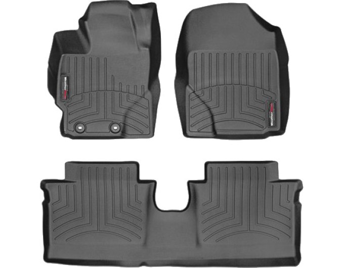 Коврики WeatherTech Black для Toyota Yaris (mkIII) 2015→ automatic, цена: 11 488 грн.