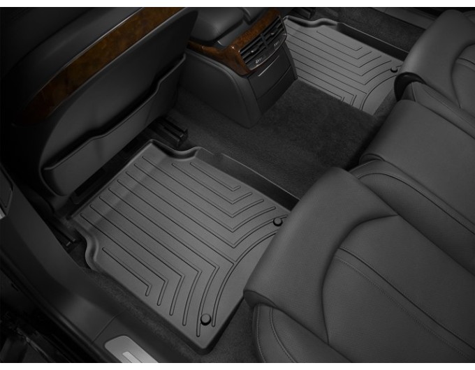Коврики WeatherTech Black для Audi A8L (D4)(long)(2 row) 2010-2017, цена: 4 911 грн.