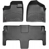 Коврики Weathertech Black для Chrysler Town & Country (mkV); Volkswagen Routan (mkI)(1-2 row)(with super console)(2 row luxury bucket seats) 2011-2016, ціна: 10 849 грн.