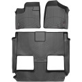 Коврики WeatherTech Black для Dodge / Chrysler Grand Caravan (mkV)(1-2-3 row)(with console)(2 row bucket Stow & Go seats) 2012→, цена: 13 915 грн.
