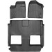 Коврики Weathertech Black для Dodge / Chrysler Grand Caravan (mkV)(1-2-3 row)(with console)(2 row bucket Stow & Go seats) 2012→, ціна: 12 894 грн.