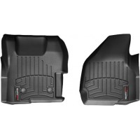 Коврики Weathertech Black для Ford Super Duty (single cab)(mkIII)(with 4x4 shifter)(no dead pedal)(1 row) 2011-2012 automatic