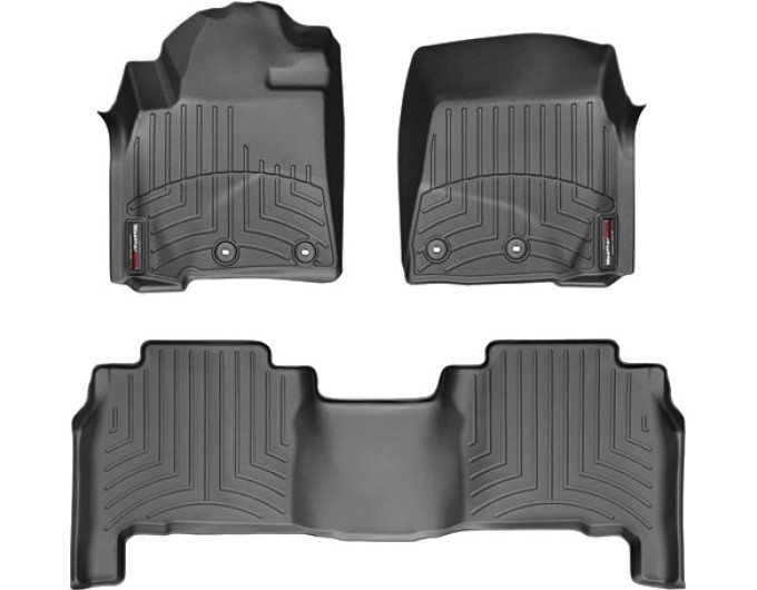 Коврики WeatherTech Black для Toyota Land Cruiser (J200); Lexus LX (mkIII)(4 twist fixings) 2012→, цена: 11 709 грн.