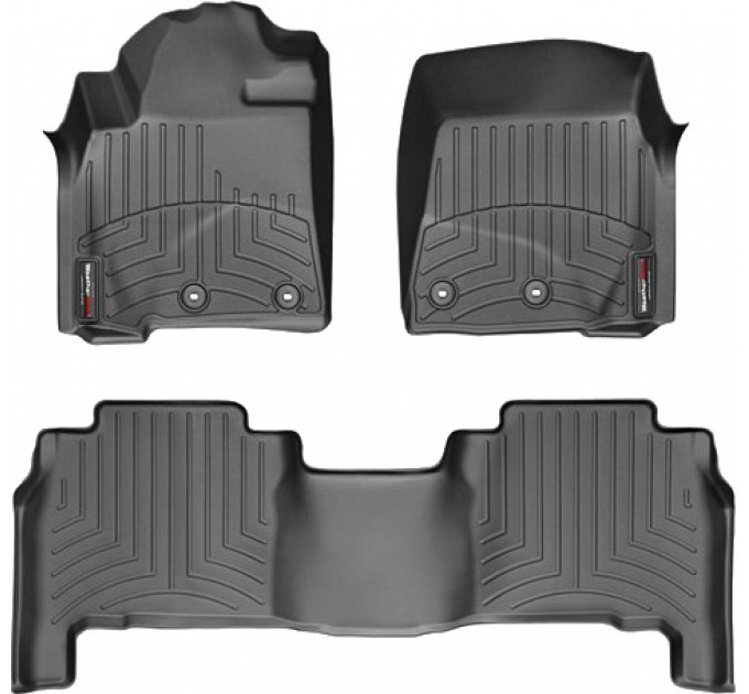 Коврики WeatherTech Black для Toyota Land Cruiser (J200); Lexus LX (mkIII)(4 twist fixings) 2012→, цена: 10 849 грн.