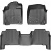 Коврики WeatherTech Black для Toyota Land Cruiser (J200); Lexus LX (mkIII)(4 twist fixings) 2012→, цена: 10 849 грн.