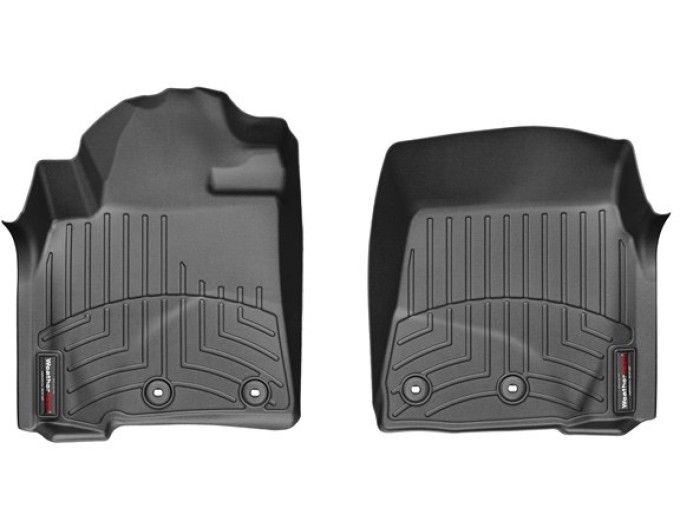 Коврики WeatherTech Black для Toyota Land Cruiser (J200); Lexus LX (mkIII)(4 twist fixings)(1 row) 2012→, цена: 6 692 грн.