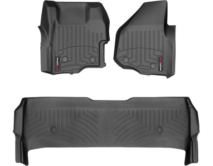 Коврики WeatherTech Black для Ford Super Duty (mkIII)(double cab)(with 4x4 shifter)(no dead pedal) 2011-2012 automatic, цена: 13 472 грн.